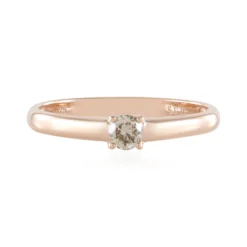 I1 Schokoladen-Brillant-Goldring