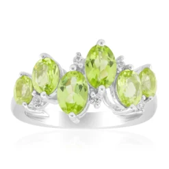 Jilin-Peridot-Silberring
