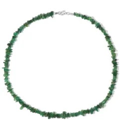 Kanadische Jade-Silberhalskette