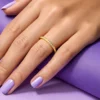Kanariengelber SI1 Brillant-Goldring