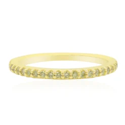 Kanariengelber SI1 Brillant-Goldring