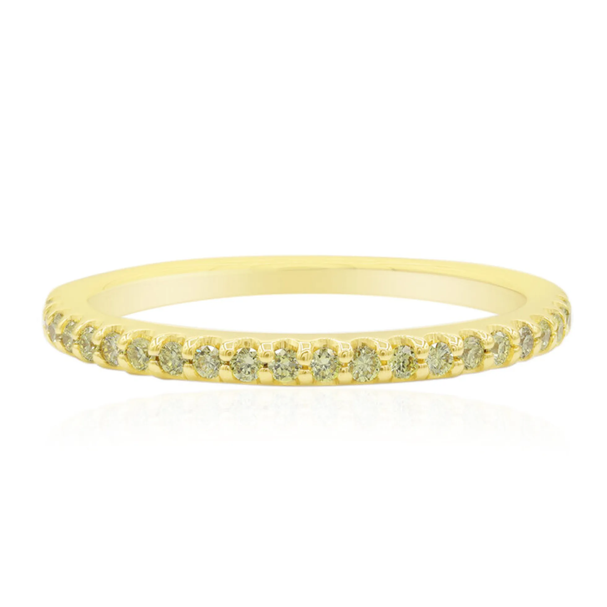Kanariengelber SI1 Brillant-Goldring