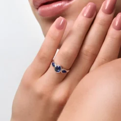Lapislazuli-Silberring