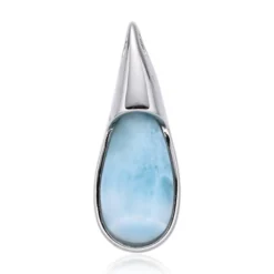 Larimar-Silberanhänger