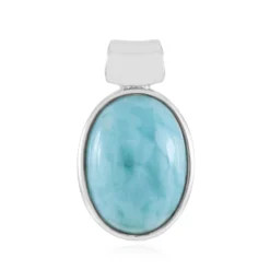 Larimar-Silberanhänger