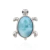 Larimar-Silberanhänger