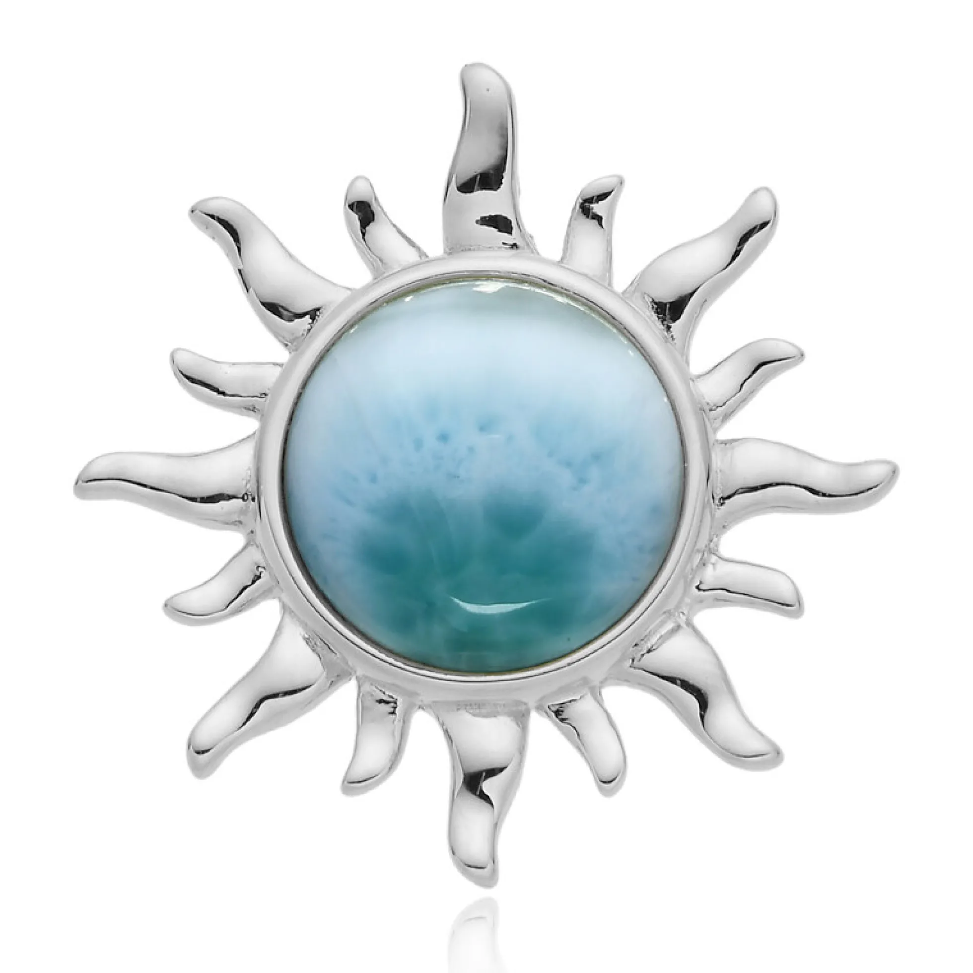 Larimar-Silberanhänger