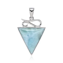 Larimar-Silberanhänger