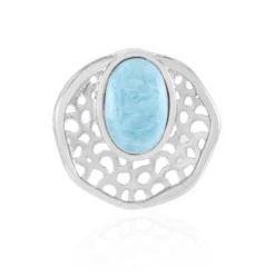 Larimar-Silberanhänger