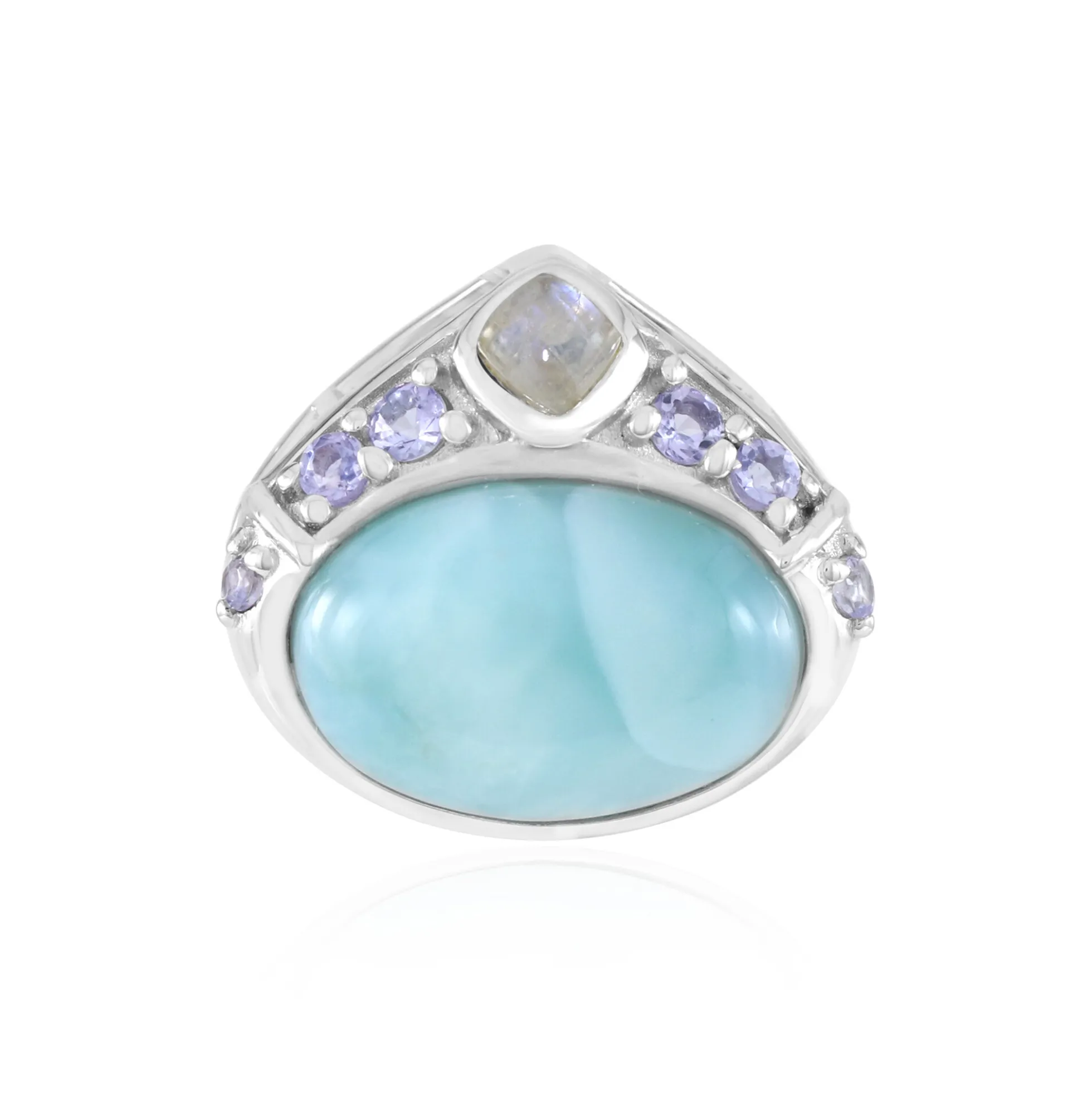 Larimar-Silberanhänger