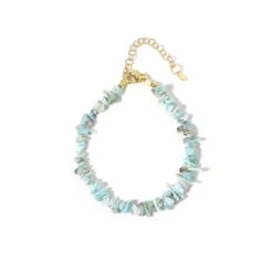 Larimar-Silberarmband
