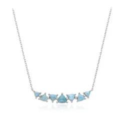 Larimar-Silbercollier