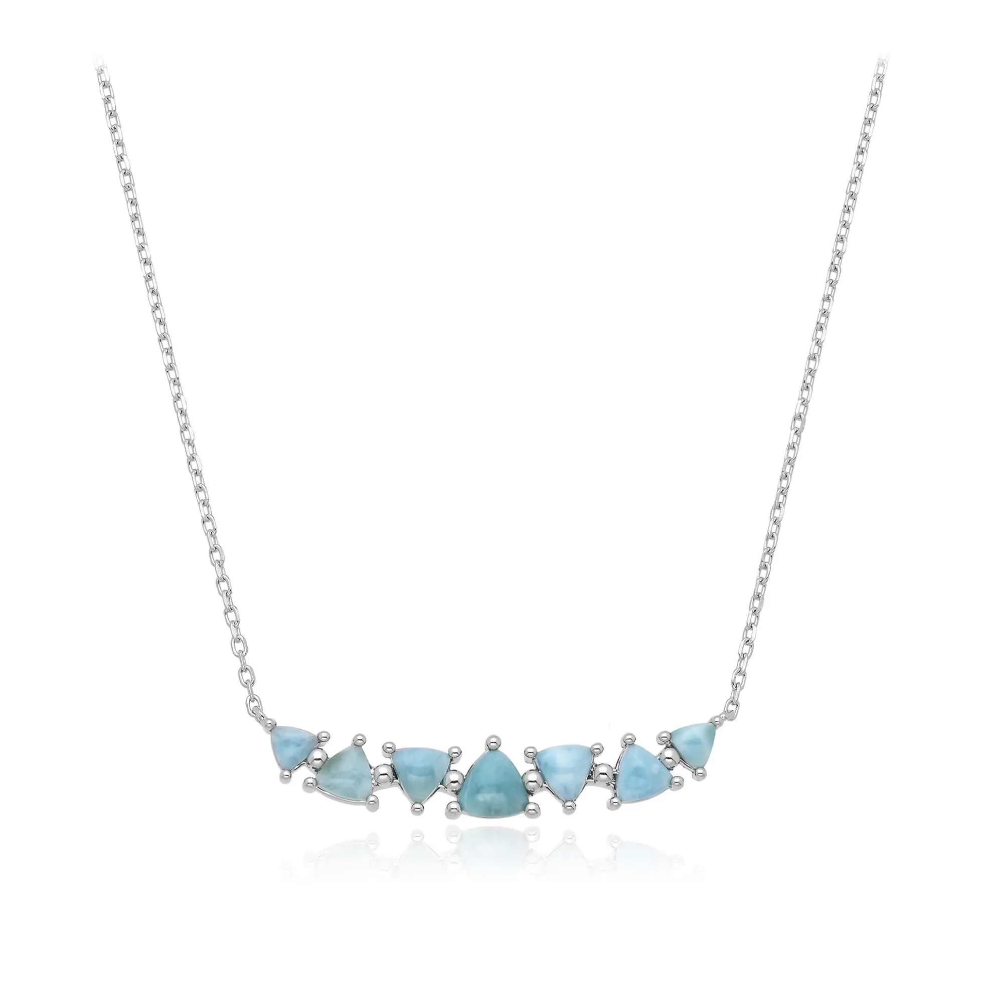 Larimar-Silbercollier