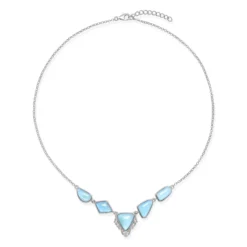 Larimar-Silbercollier