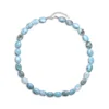 Larimar-Silberhalskette