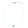 Larimar-Silberhalskette