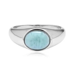 Larimar-Silberring