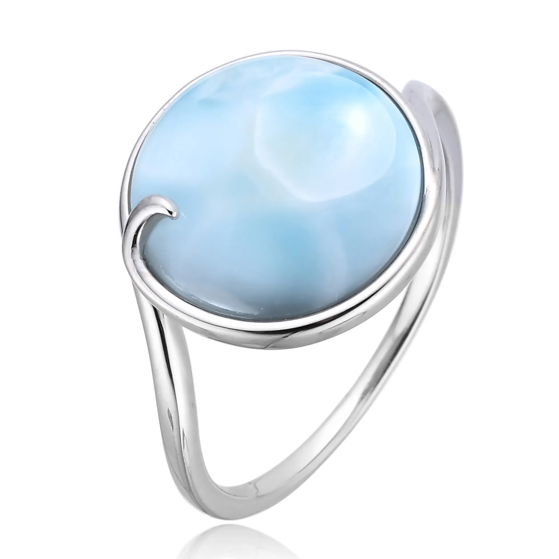 Larimar-Silberring