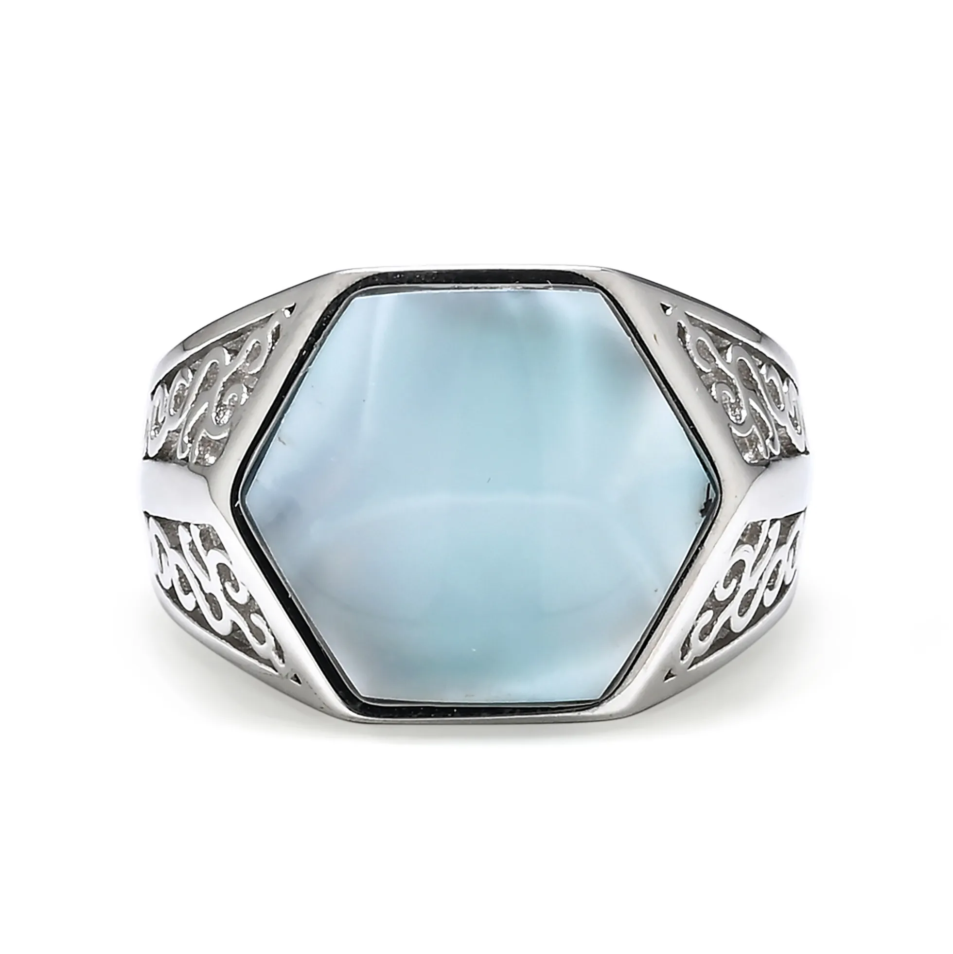 Larimar-Silberring