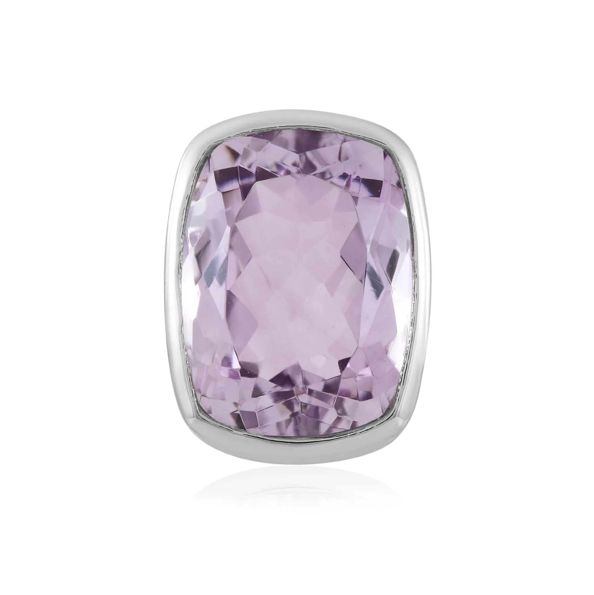 Lavendel-Amethyst-Silberanhänger
