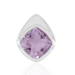 Lavendel-Amethyst-Silberanhänger