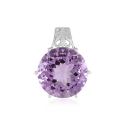 Lavendel-Amethyst-Silberanhänger