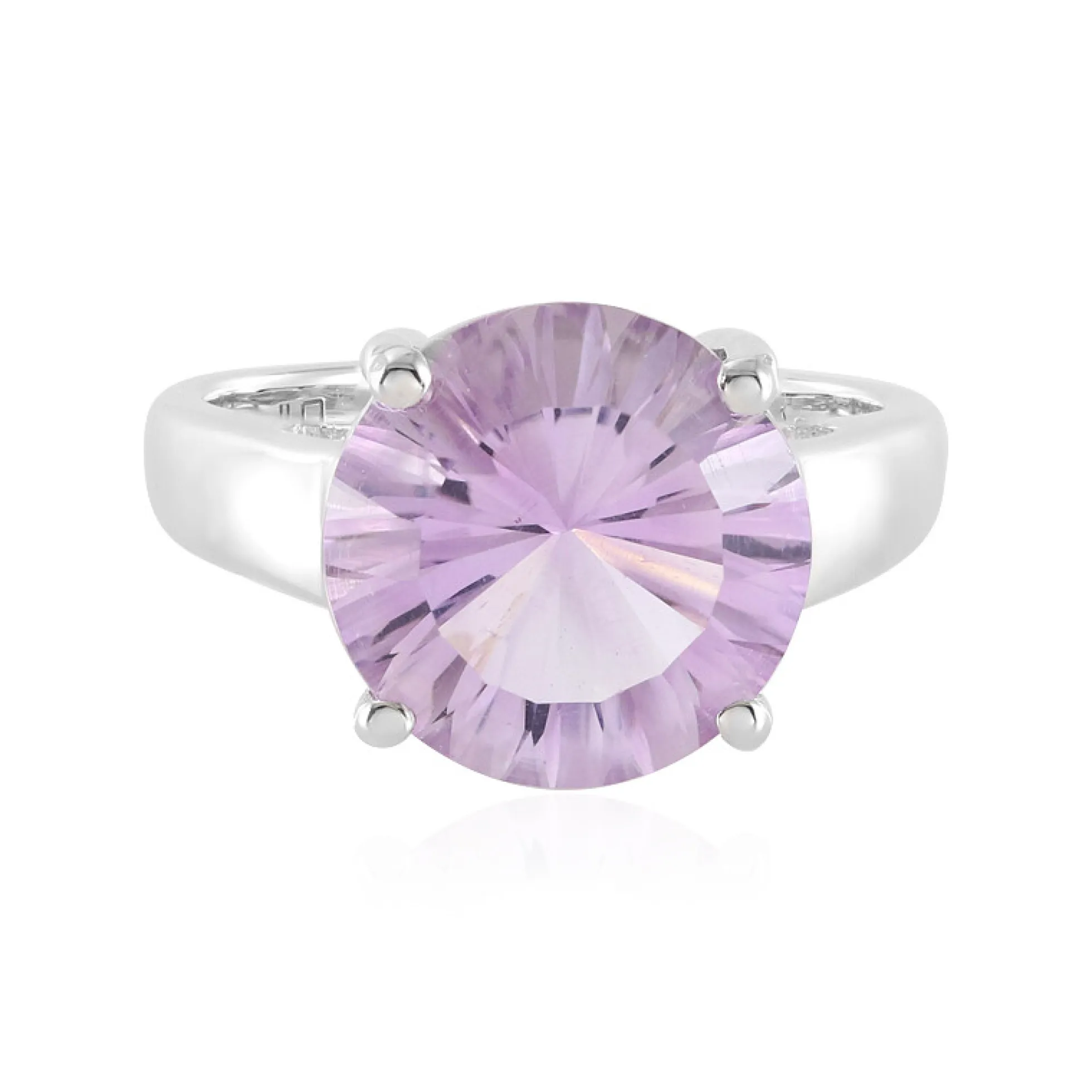 Lavendel-Amethyst-Silberring