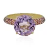 Lavendel-Amethyst-Silberring