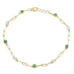 Lemshuku-Tsavorit-Silberarmband