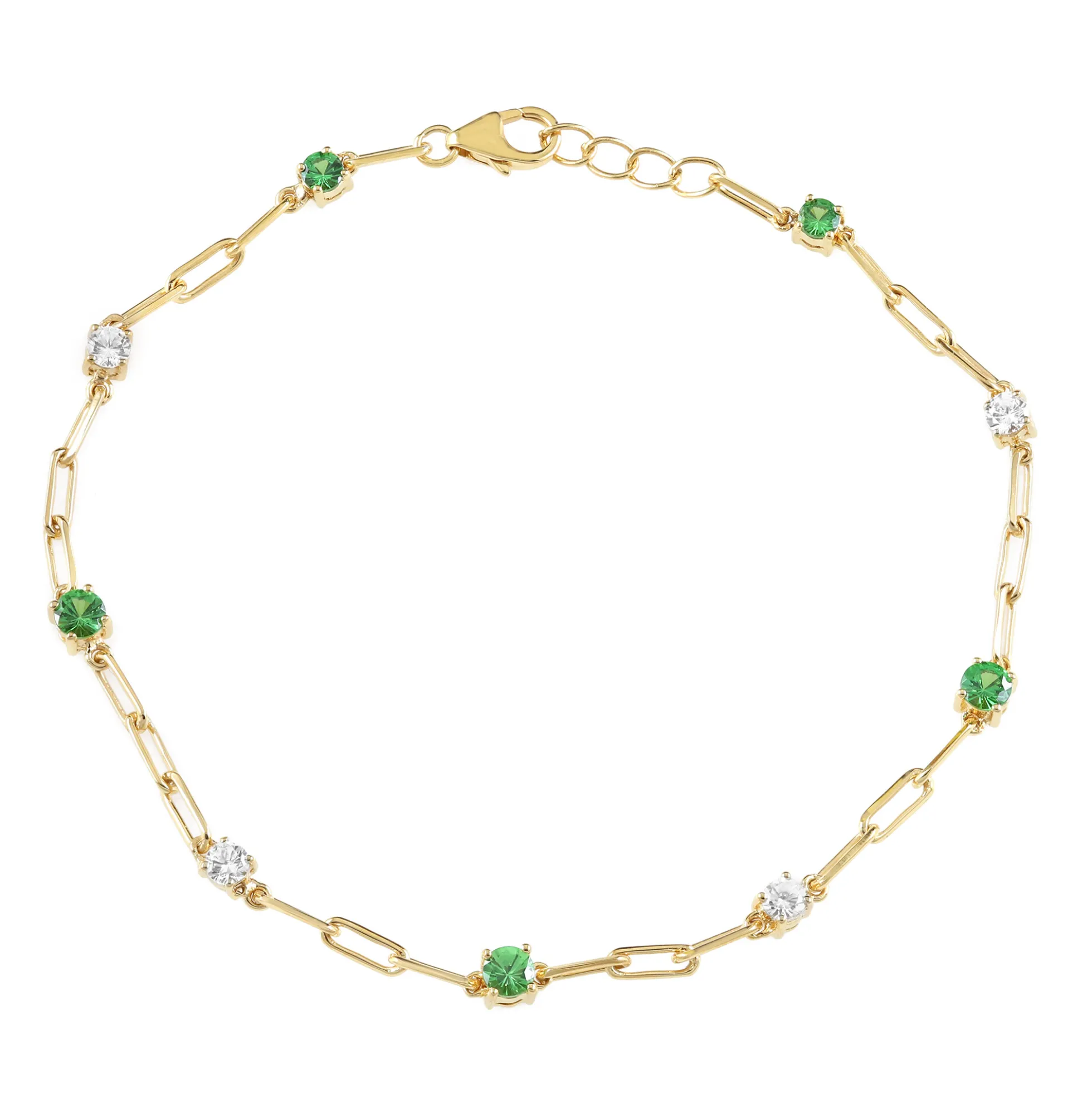 Lemshuku-Tsavorit-Silberarmband