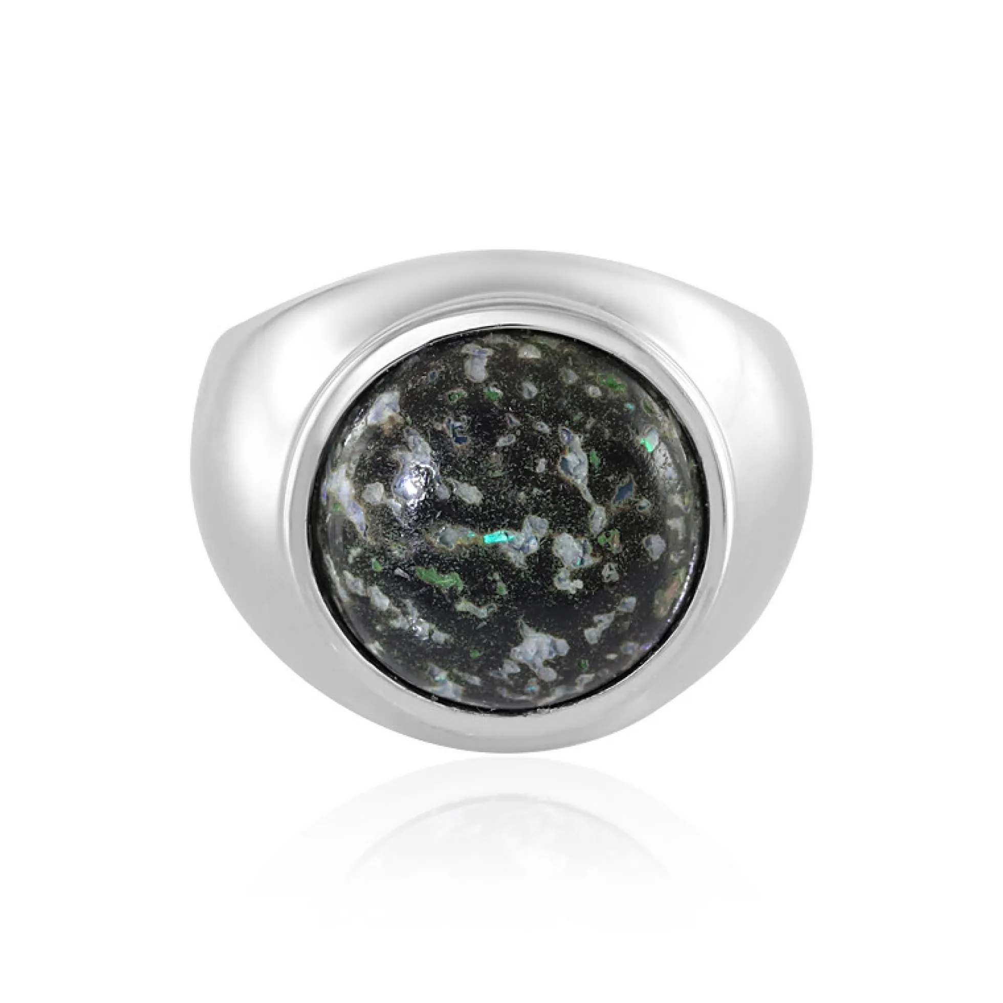 Leoparden-Opal-Silberring