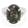 Leoparden-Opal-Silberring