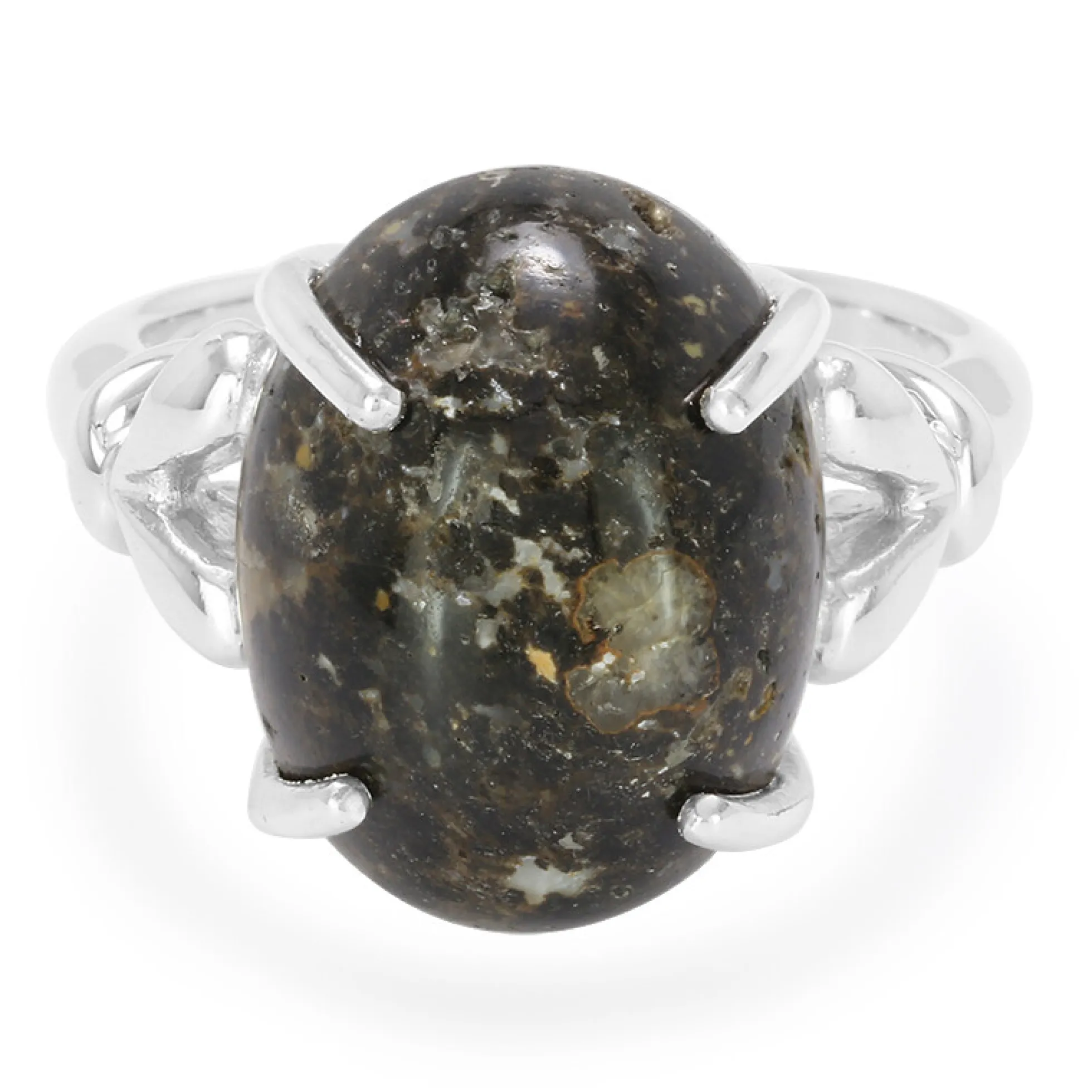 Leoparden-Opal-Silberring