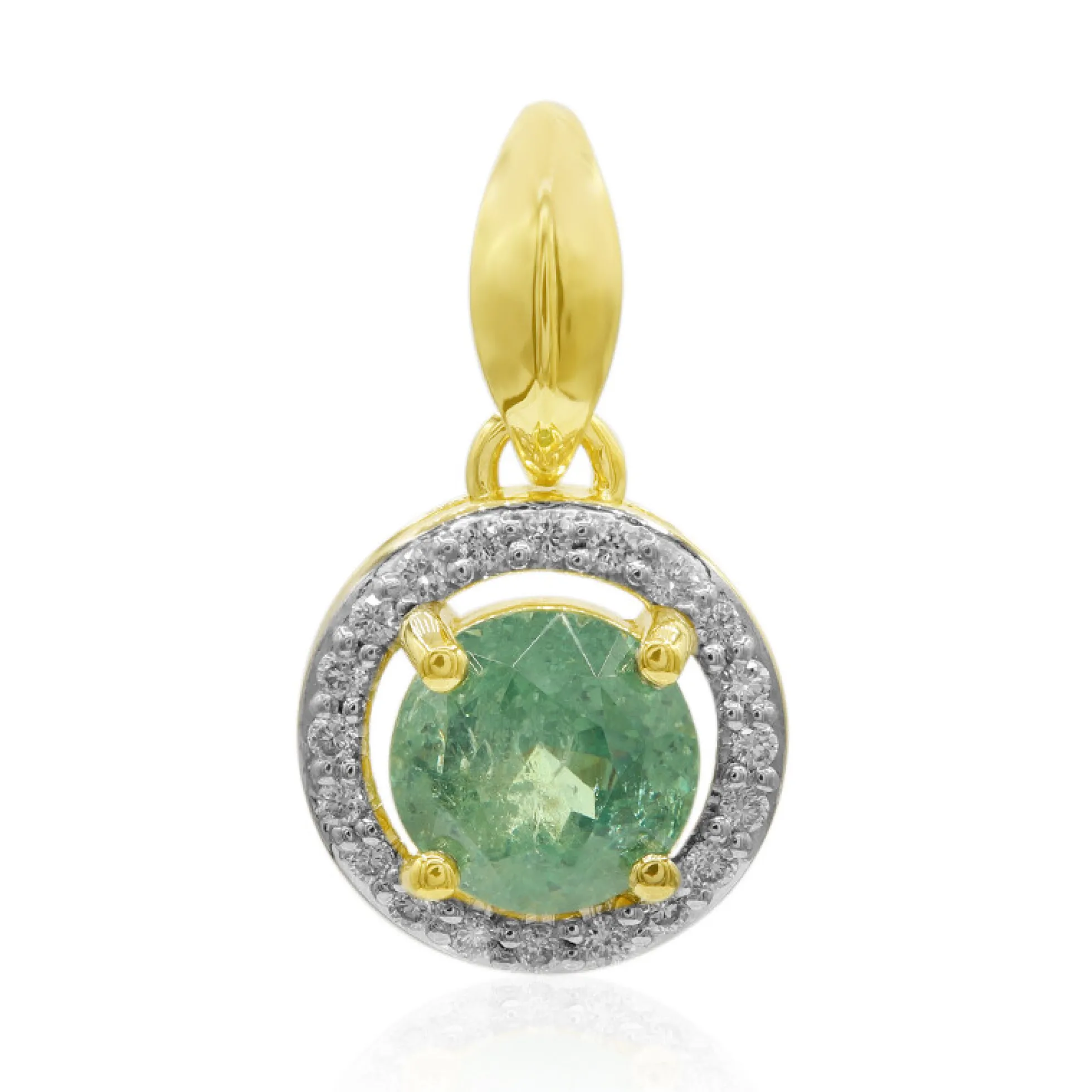 Madagaskar-Demantoid-Goldanhänger