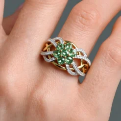Madagaskar-Demantoid-Goldring