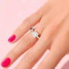 Madagaskar-Rubin-Silberring