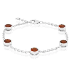 Madeira-Citrin-Silberarmband