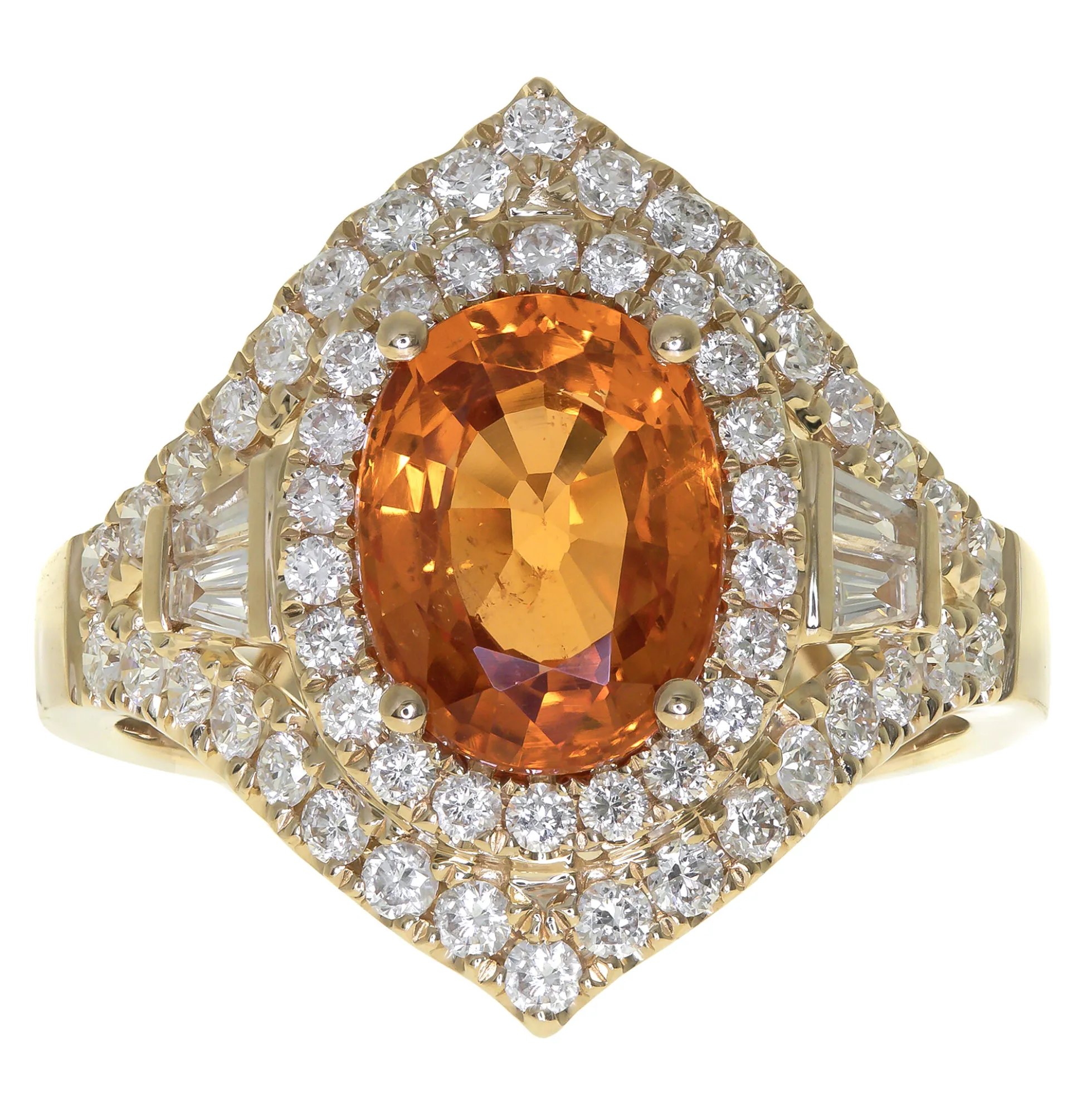 Mandarin-Granat-Goldring