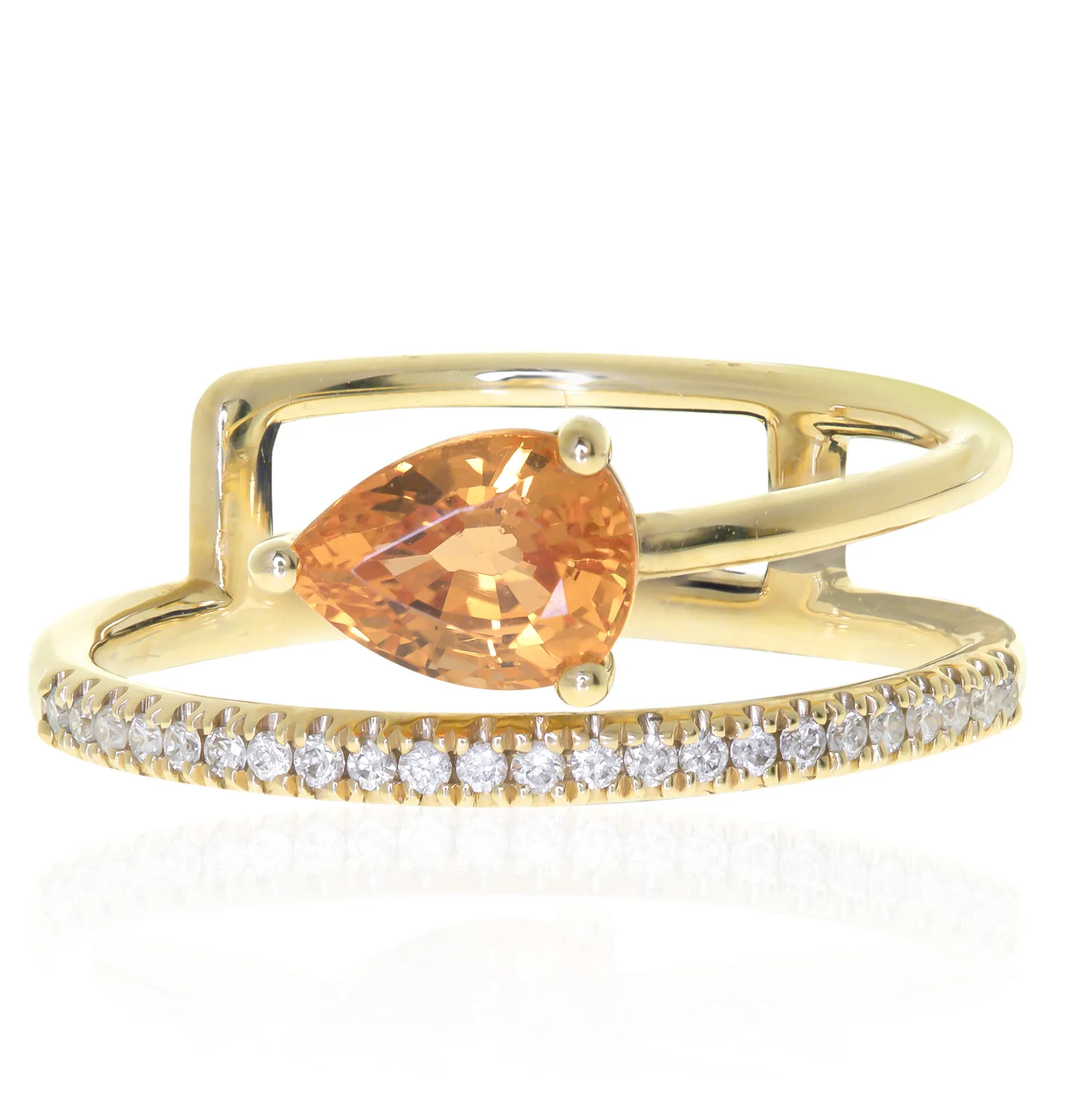 Mandarin-Granat-Goldring