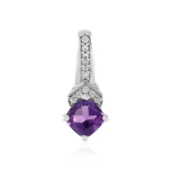 Marokkanischer Amethyst-Silberanhänger