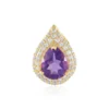 Marokkanischer Amethyst-Silberanhänger
