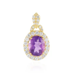 Marokkanischer Amethyst-Silberanhänger