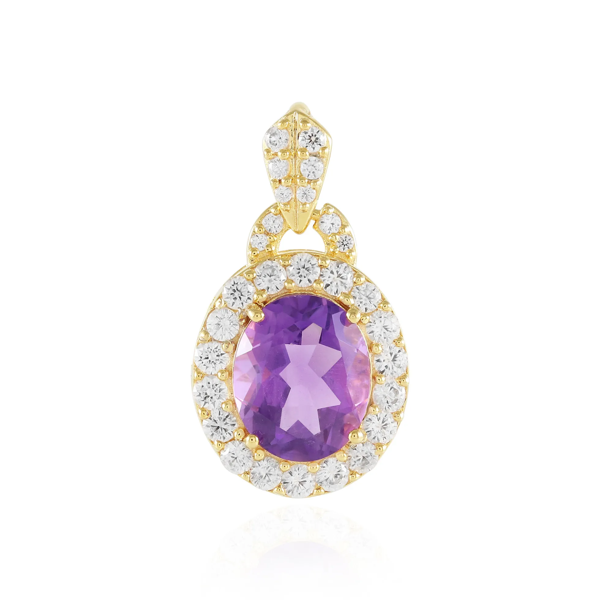 Marokkanischer Amethyst-Silberanhänger