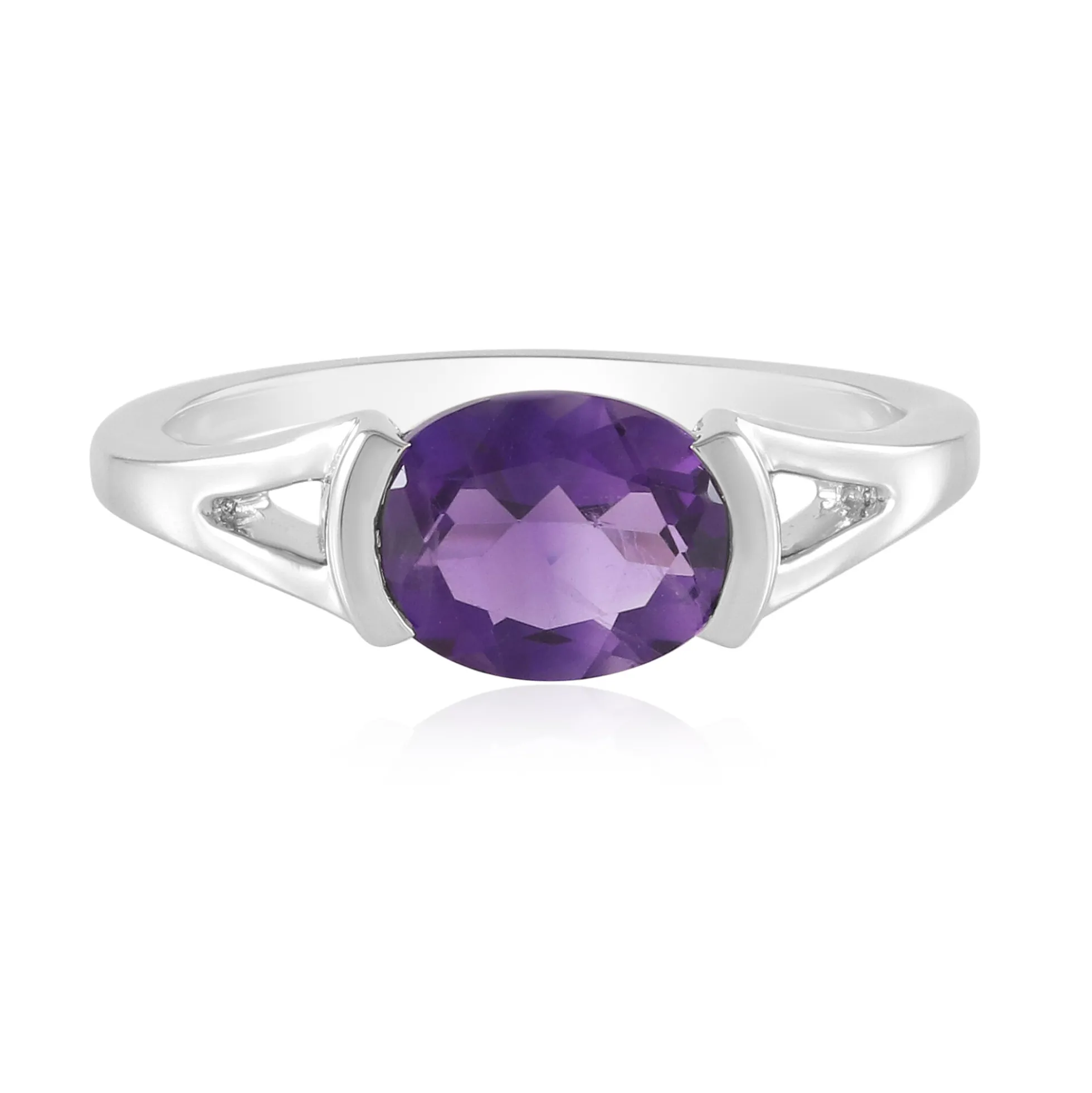 Marokkanischer Amethyst-Silberring