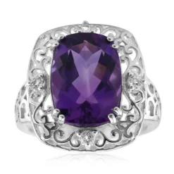Marokkanischer Amethyst-Silberring