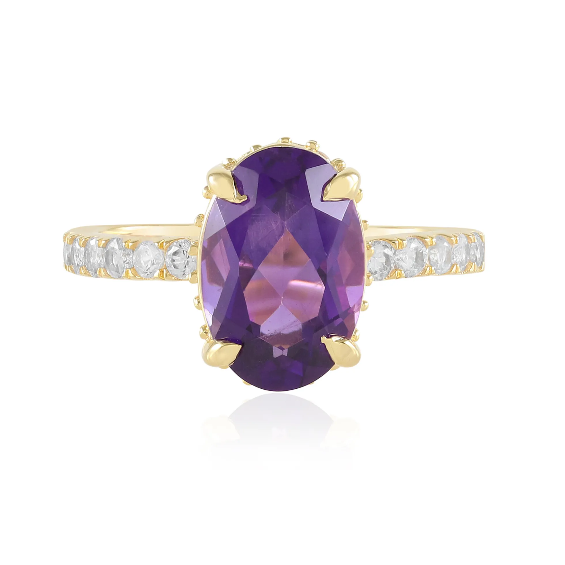 Marokkanischer Amethyst-Silberring