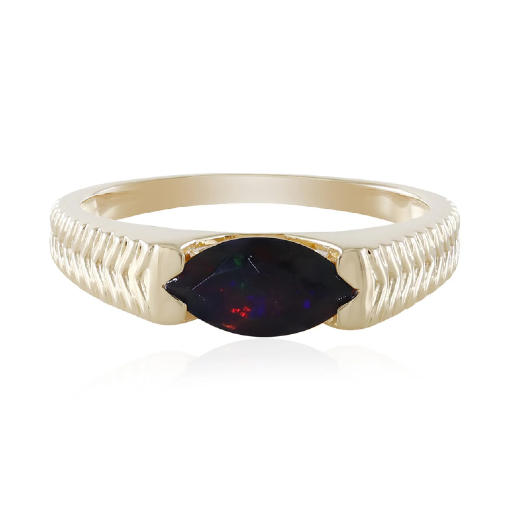Mezezo-Opal-Goldring