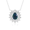 Mezezo-Opal-Silbercollier