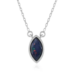 Mezezo-Opal-Silbercollier