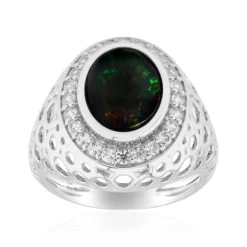 Mezezo-Opal-Silberring